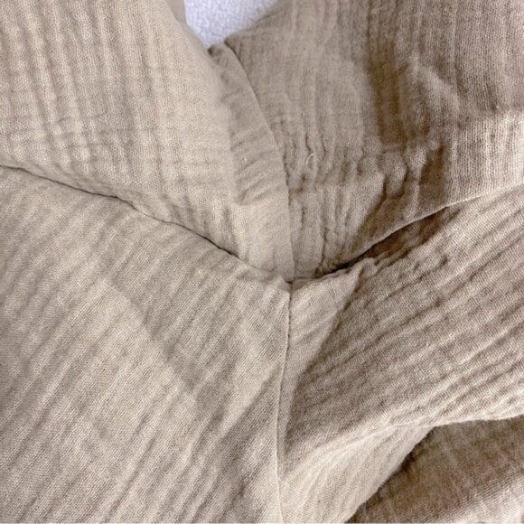 Smash + Tess for The Jilly Box Beige Organic Cotton Romper Jumpsuit S NWT - Picture 7 of 16